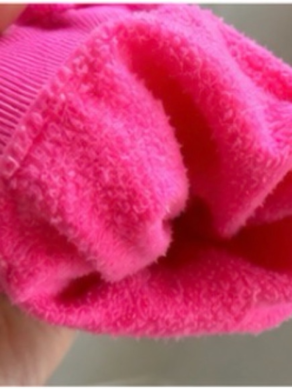 PINK Victoria's Secret Off-Shoulder Sweatshirt - Hot Pink - Picture 4 of 5